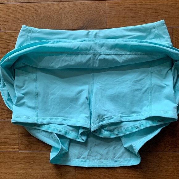 LULULEMON PACE RIVAL SKIRT/SKORT *TALL-AQUAMARINE - Picture 9 of 16